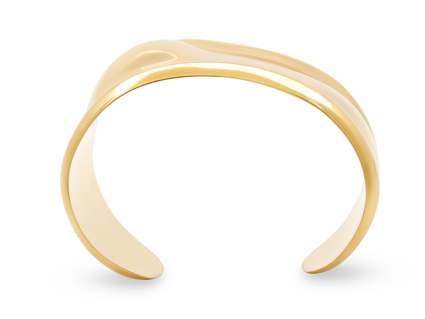Tiffany & Co. Elsa Peretti 'Bone' Cuff in 18K Gold, Small Model 43 mm