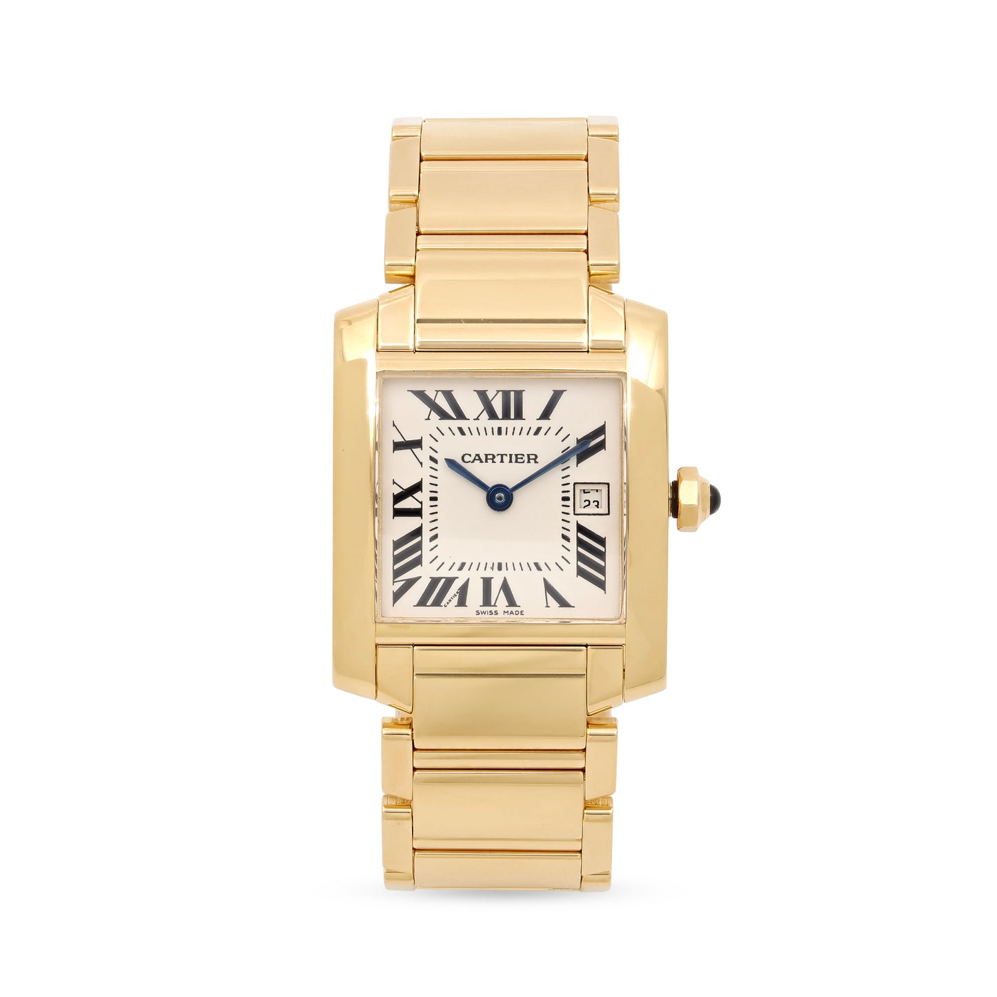 Cartier 'Tank Francaise' Watch in 18K Gold, 25 mm
