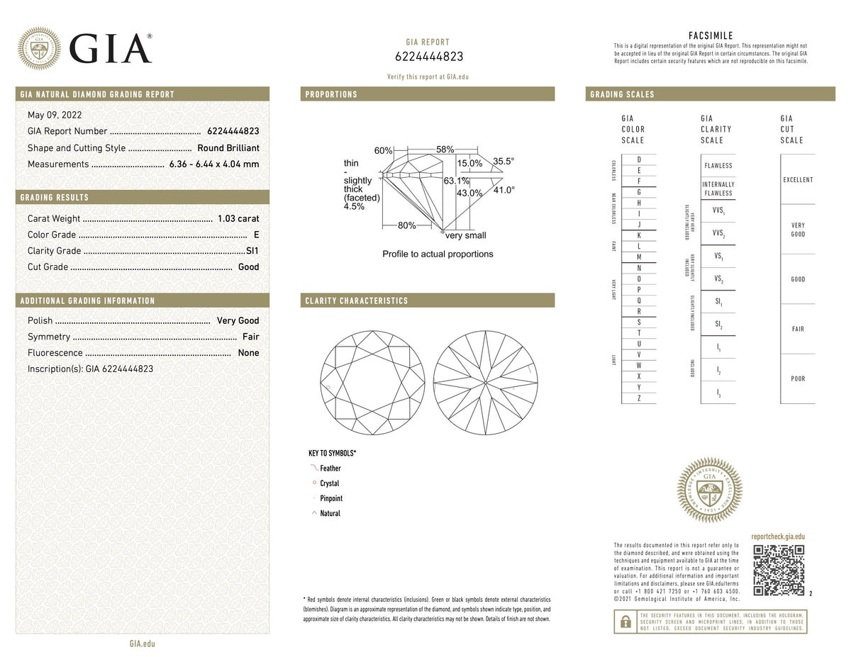  report image for Beladora 'Bespoke' Diamond Drop Earrings, 5.04 total carats, in Platinum