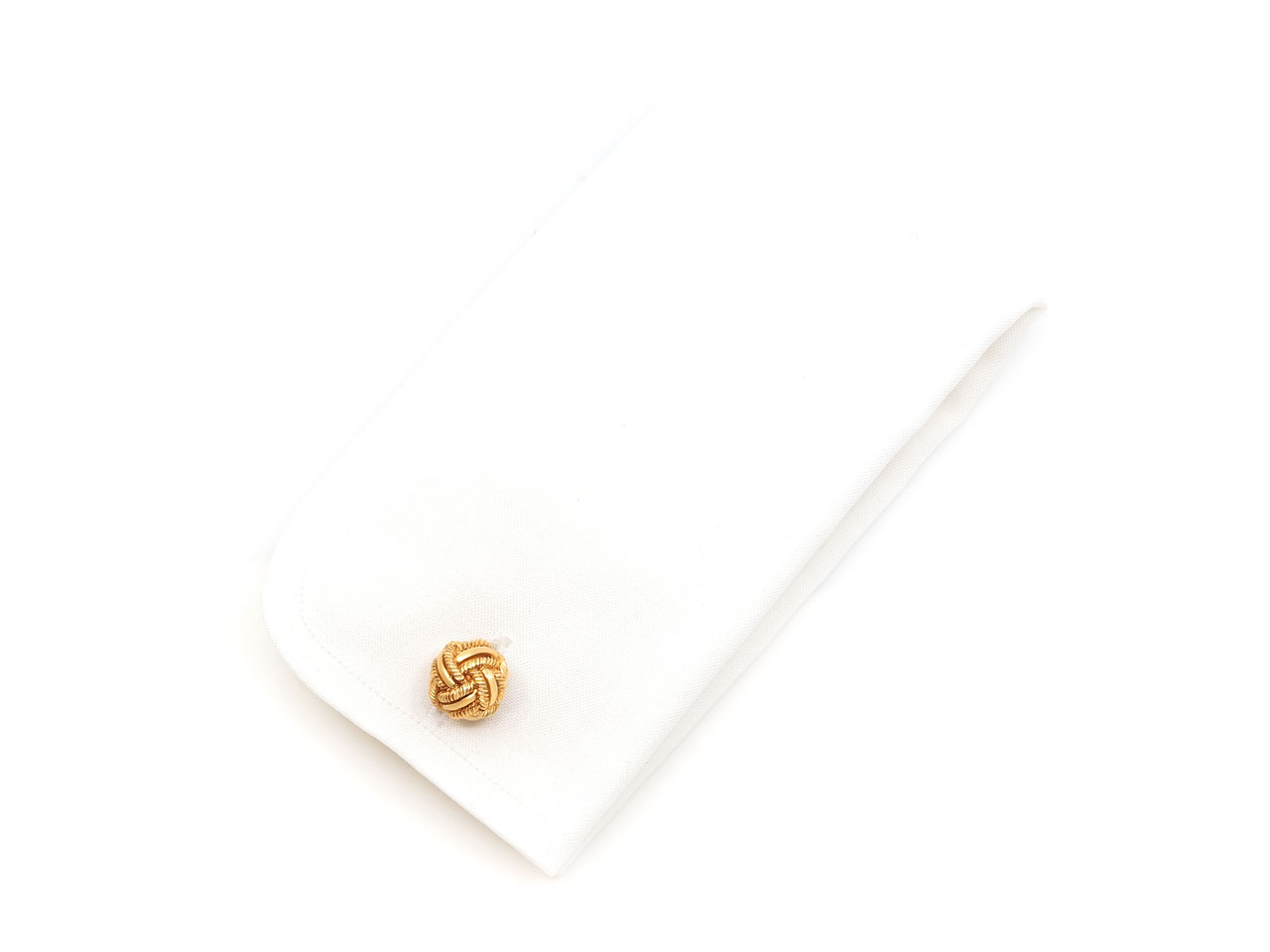 Tiffany & Co. Schlumberger 'Love Knot' Cufflinks in 18K Gold