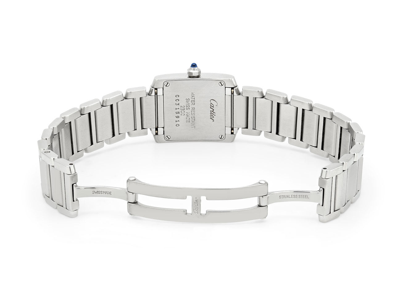 Cartier 'Tank Française' Watch in Stainless Steel, 20 mm