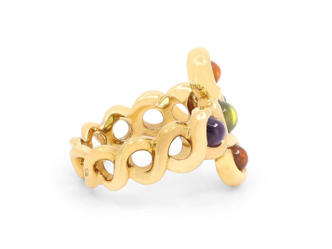 Chanel Multi-Gemstone Ring in 18K Gold