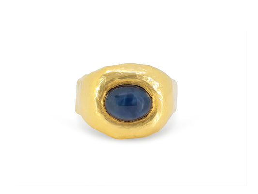 Jean Mahie Sapphire Ring in 22K Gold