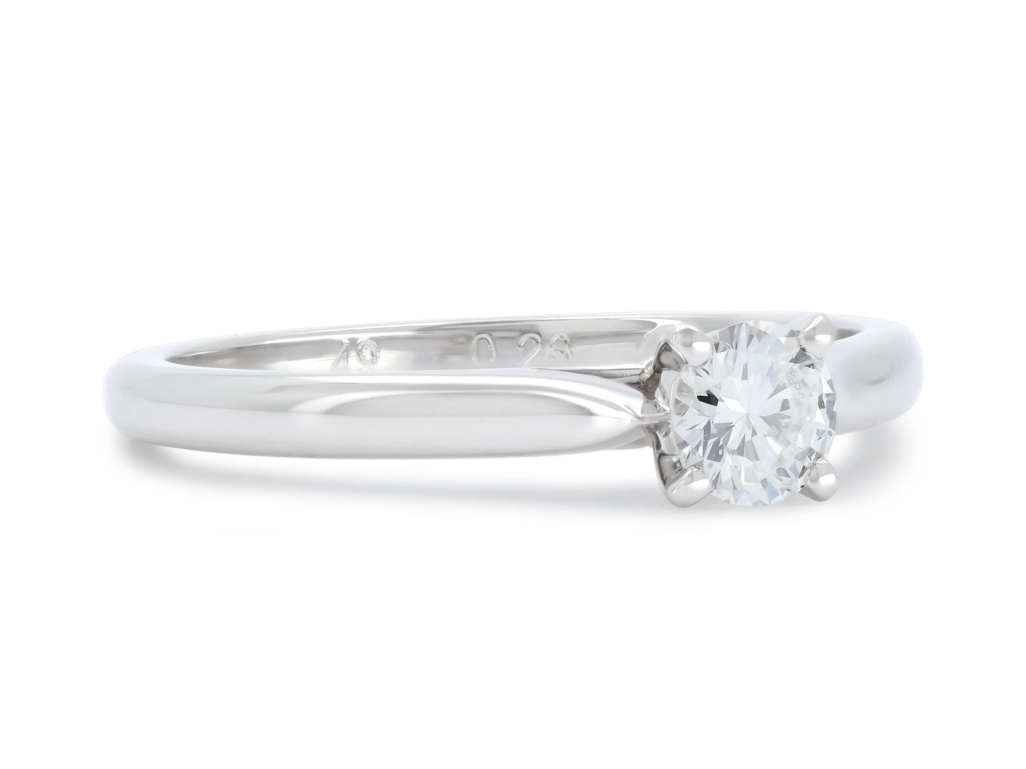 Cartier 'Solitaire 1895' Diamond Promise Ring, #503791 – Beladora