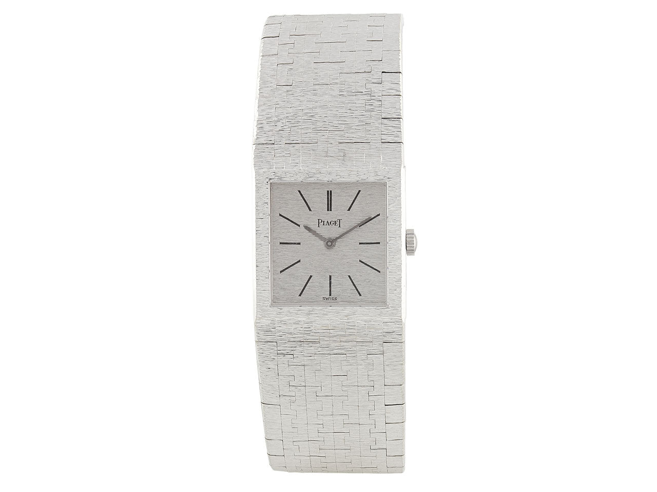 Piaget 18k white gold watch vintage discount