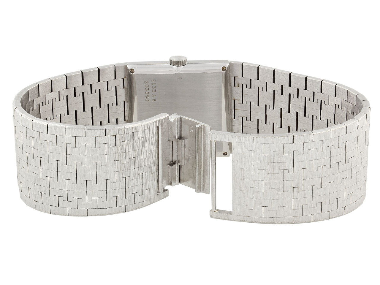 Vintage Piaget Watch in 18K White Gold, Manual Wind