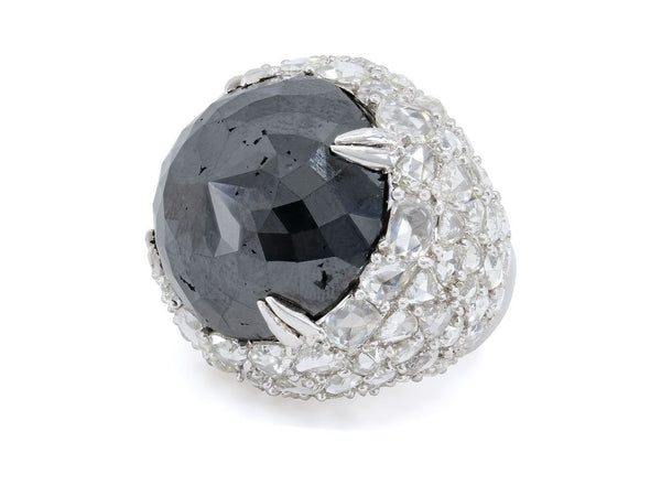 blackdiamond 1.76 CT Princess cut Loose Diamond 5 MM Heated Black Diamond
