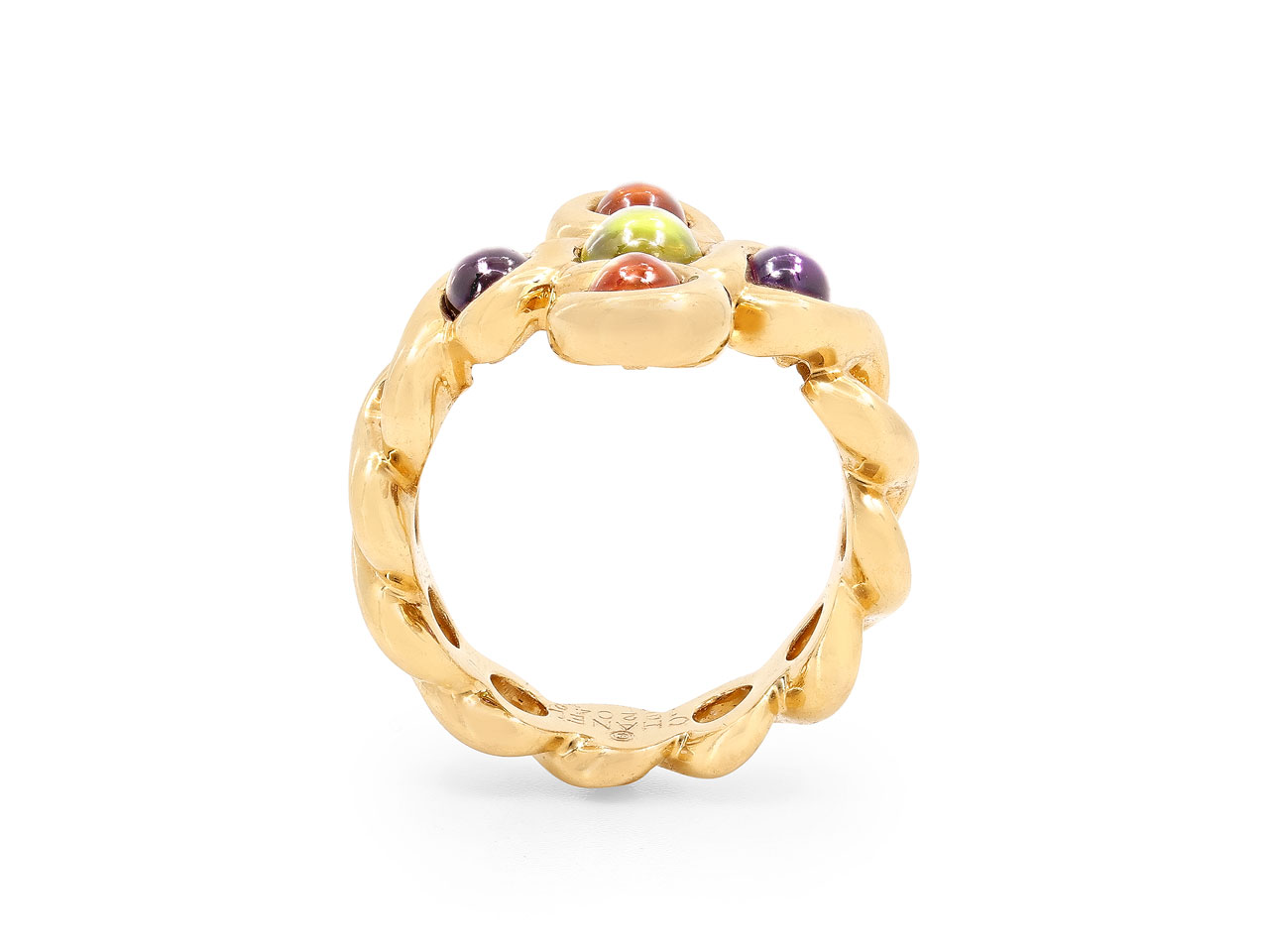 Chanel Multi-Gemstone Ring in 18K Gold