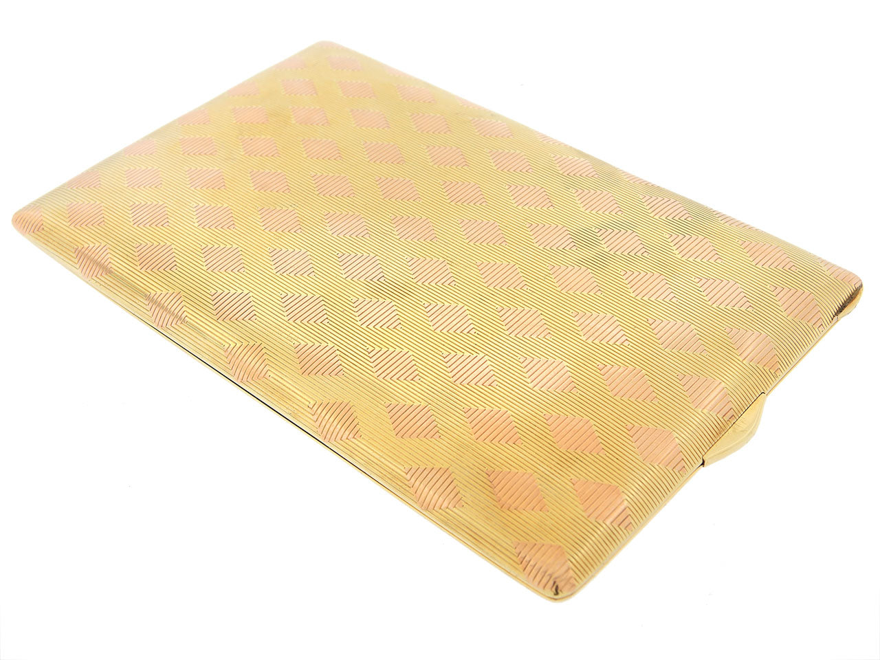 Tiffany & Co. Art Deco Cigarette Box in 14K Gold