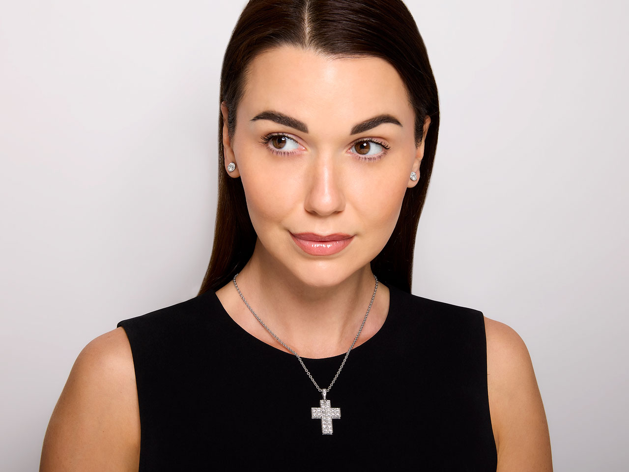 Cartier 'Cross Decor' Diamond Pendant in 18K