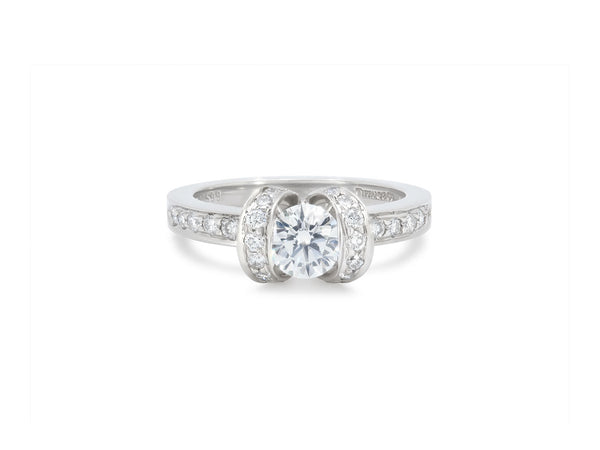 【ユーズド品】TIFFANY　Ribbon Ring　＊768 ユーズド品】TIFFANY Ribbon Ring ＊768