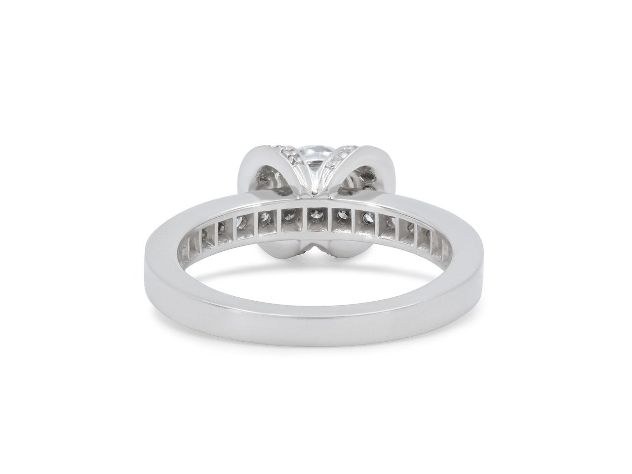 Tiffany & Co. Diamond 'Ribbon' Ring in Platinum