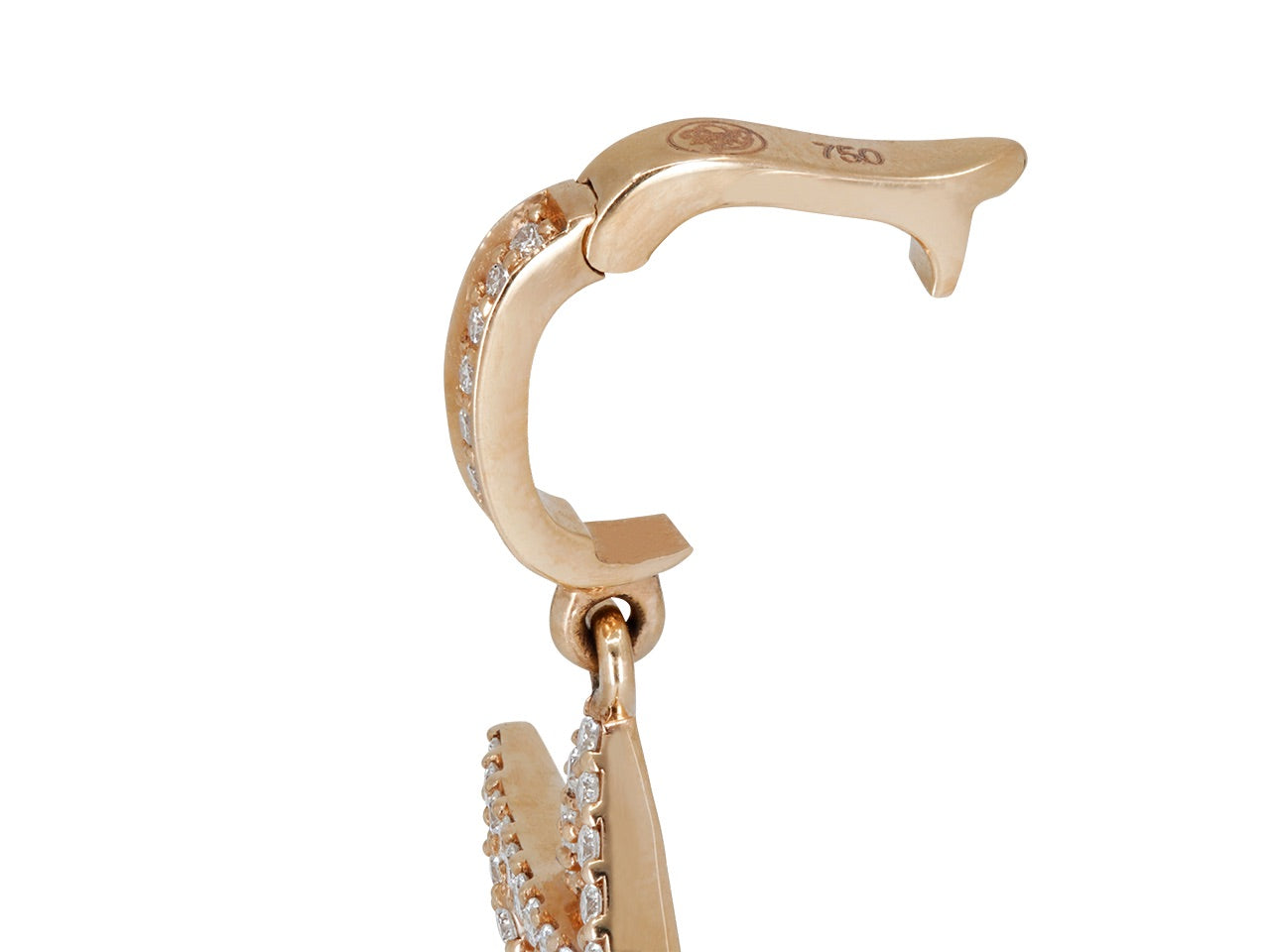 Rhonda Faber Green 'Star of David' Diamond Pendant in 18K Rose Gold