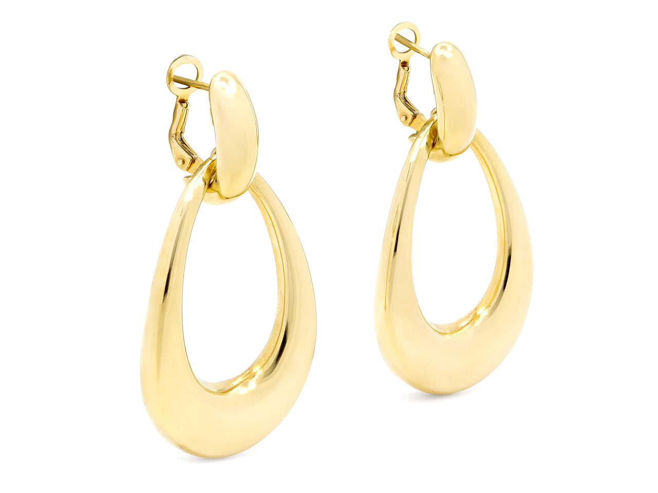 Door Knocker Earrings in 18K Gold, by Beladora