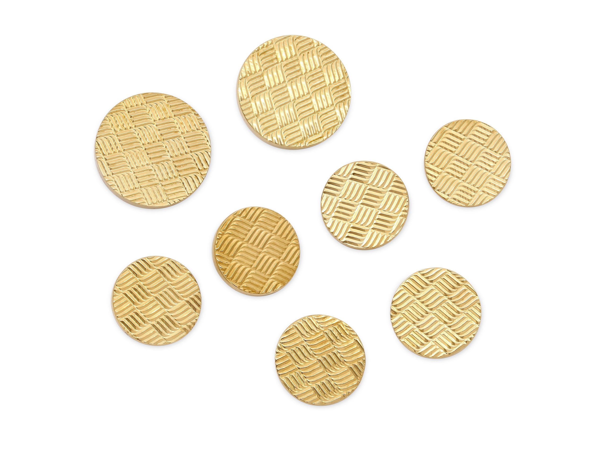 ティファニーです。 Tiffany & Co. Button Set in 14K Gold #513810 – Beladora