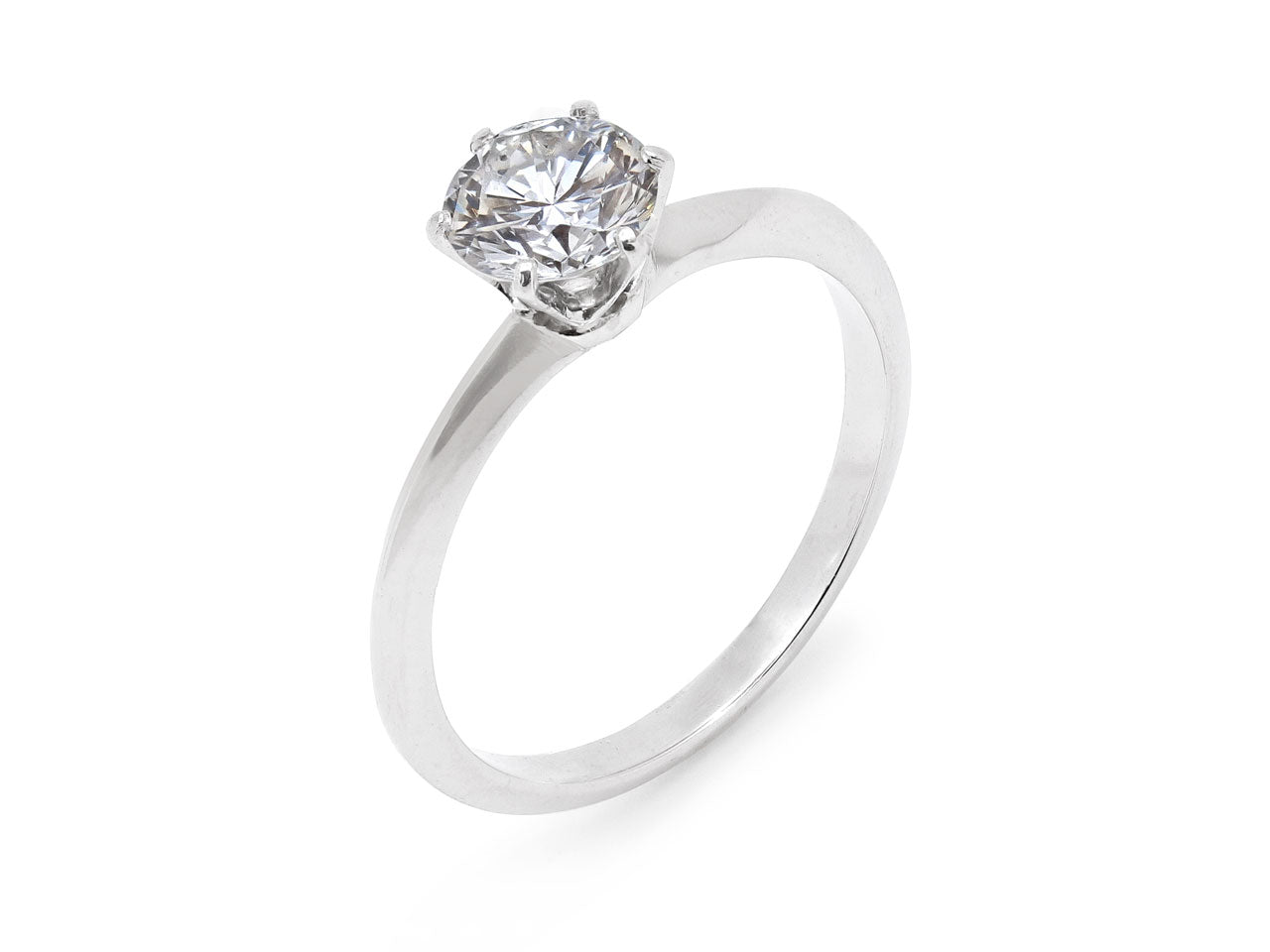Tiffany & Co. 'Tiffany Setting' Diamond Solitaire Ring, 0.75 carat G/VS-2, in Platinum