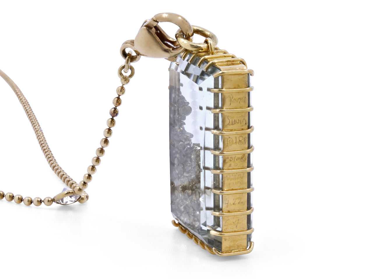 Renee Lewis Diamond 'Shake' Lariat Necklace in 18K Gold