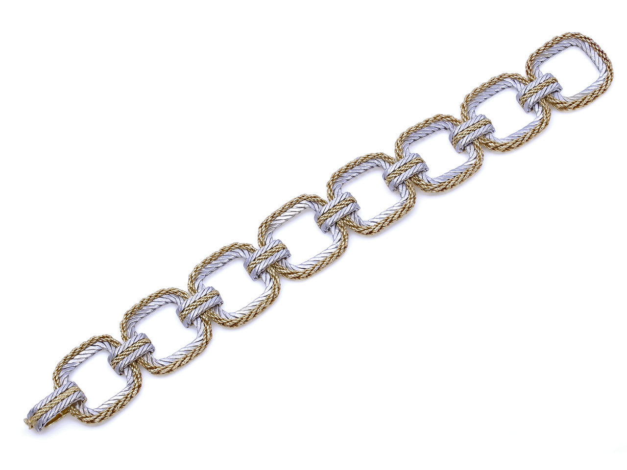 Buccellati Two-Tone Link Bracelet in 18K Gold