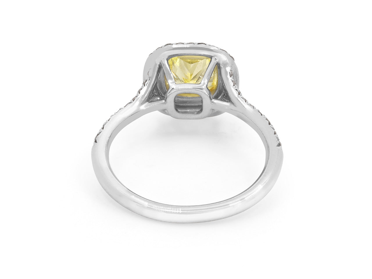 Tiffany & Co. Yellow Diamond 'Soleste' Ring in Platinum