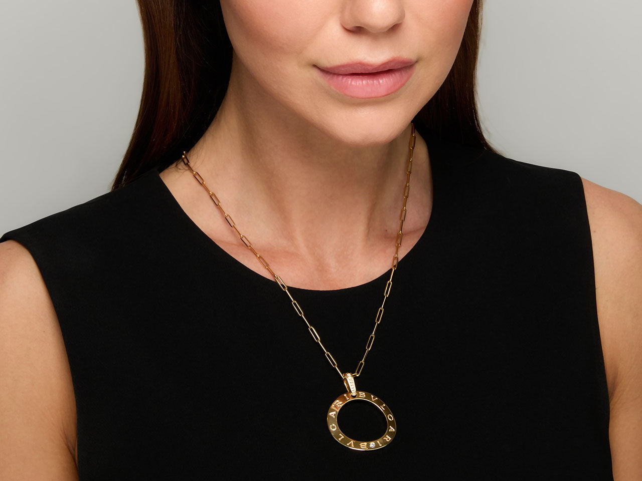 Pendant Bulgari Gold Chain Serpenti Tubogas Necklace Yellow Gold