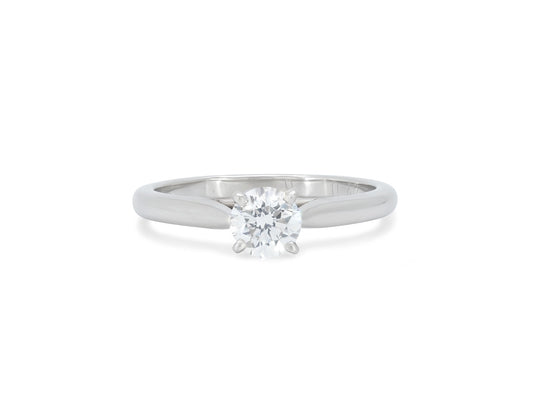 Cartier 'Solitaire 1895' Diamond Ring, 0.42 carat, in Platinum
