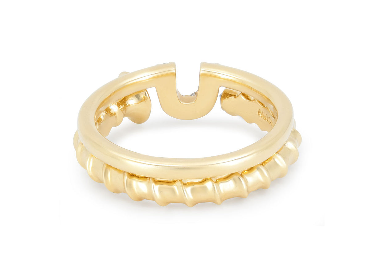 Alison Lou 'Screw Stack' Ring in 14K Gold