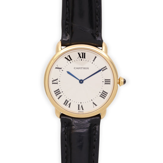 Cartier 'Ronde Louis' Watch in 18K Gold, 33mm