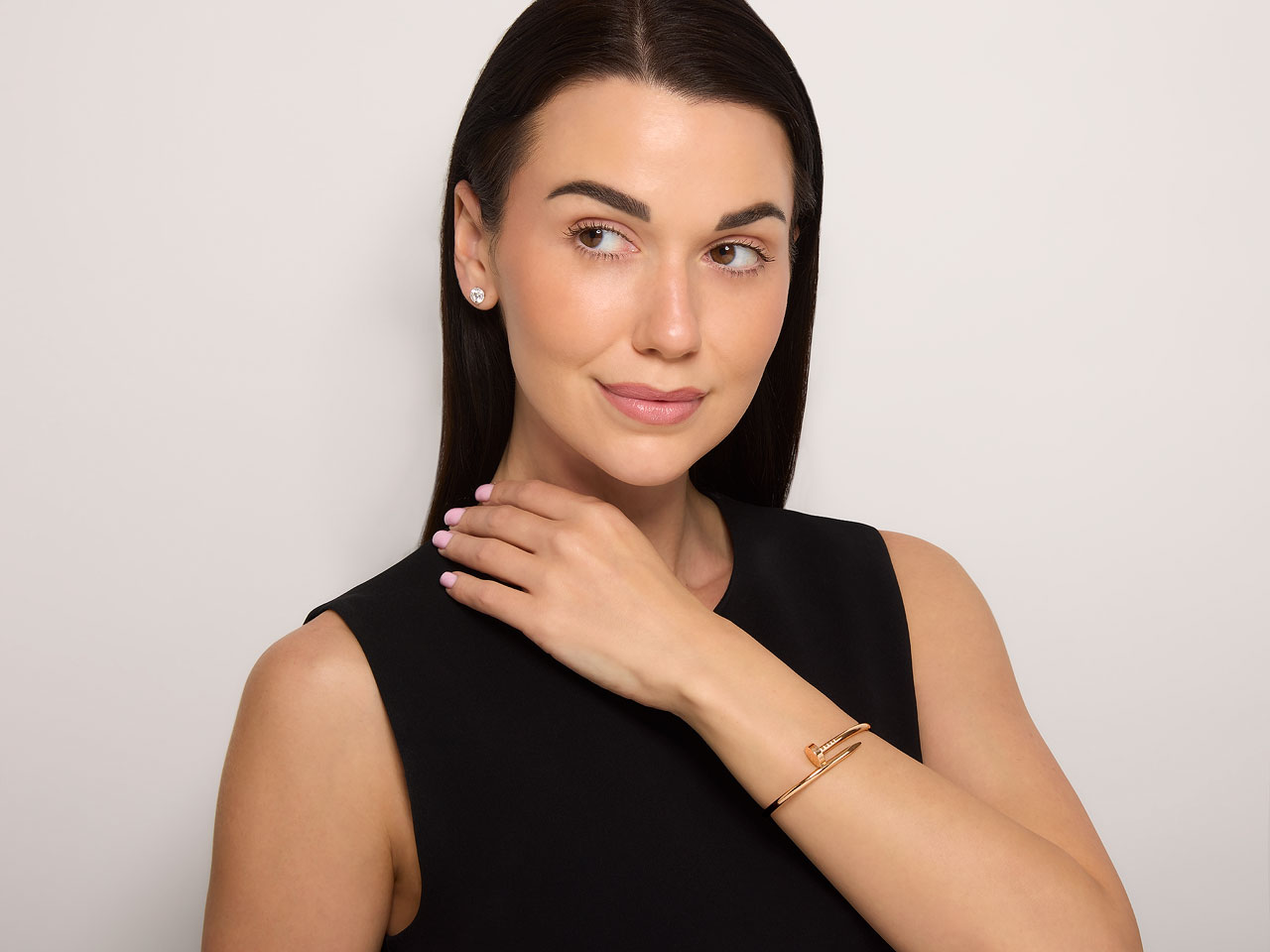 Cartier 'Juste Un Clou' Bracelet, Classic Model, in 18K Rose Gold, Size 17