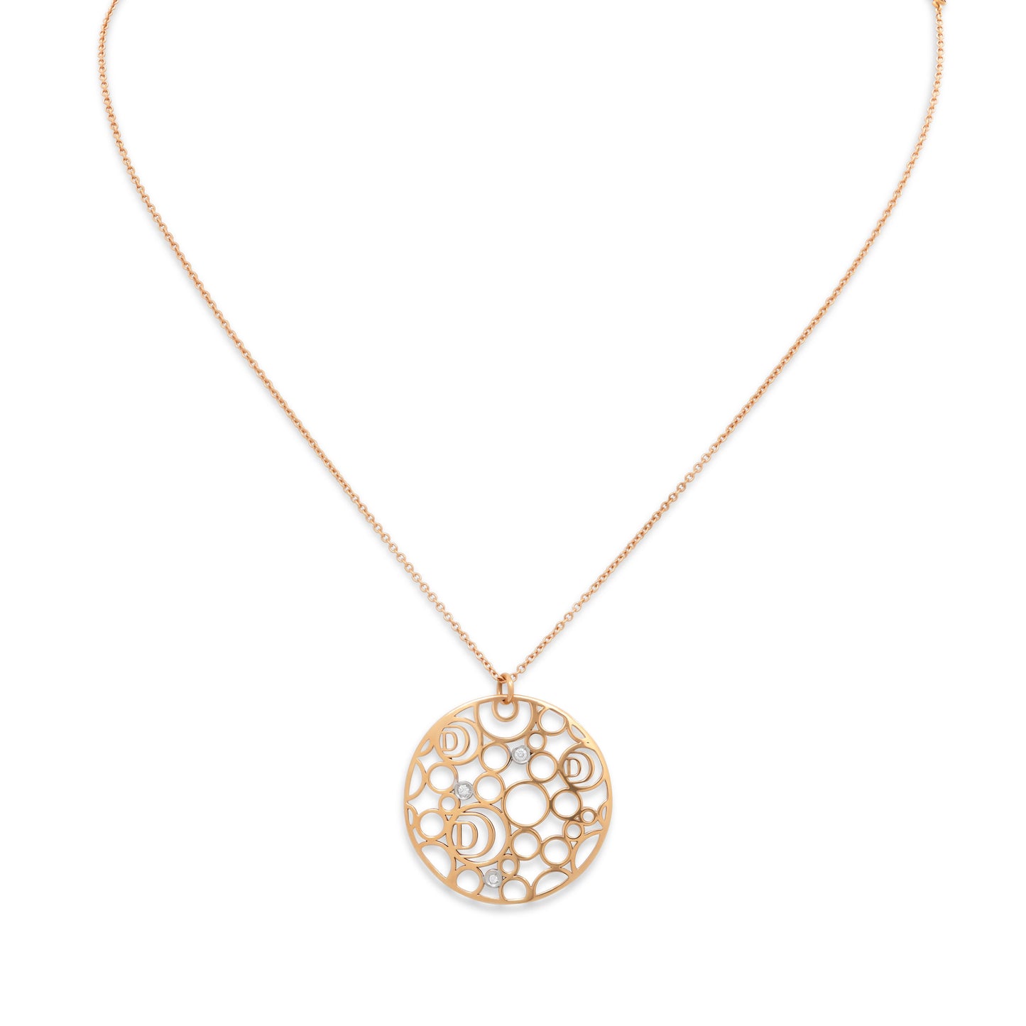 Damiani 'Damianissima' Diamond Necklace in 18K Rose Gold