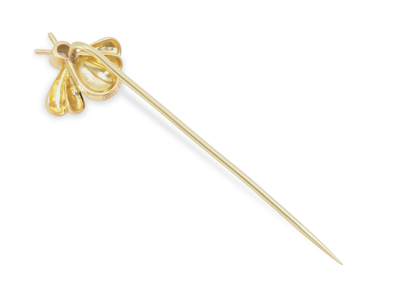 Cartier Diamond Bee Stick Pin in 18K Gold