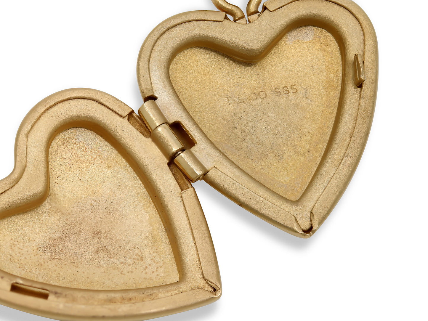 Tiffany & Co. Heart Locket Pendant in 14K Gold