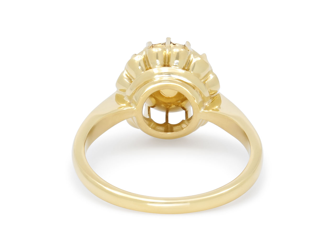 Antique-style Rose-cut Diamond Ring in 18K Gold