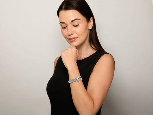 Tiffany & Co. Diamond Buckle Bracelet in Platinum