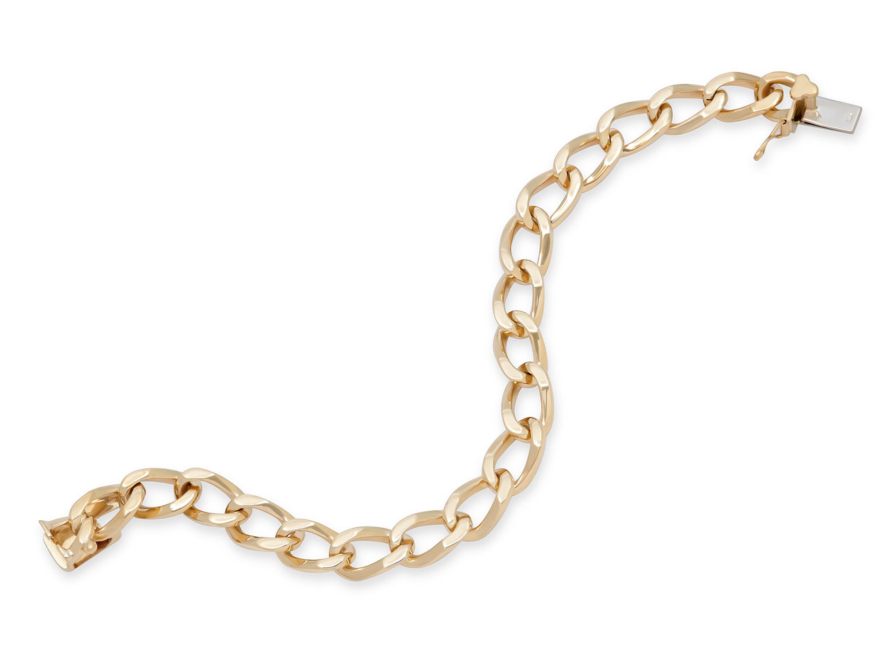 Mid-Century Cartier Charm Bracelet in 14K Gold