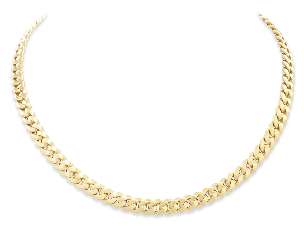 Bulgari Curb Link Necklace in 18K Gold