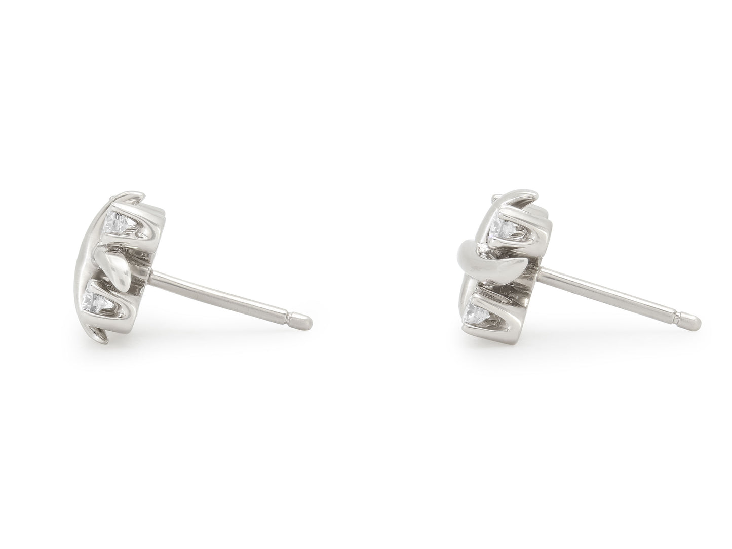 Tiffany & Co. 'Sixteen Stone by Tiffany' Diamond Earrings in Platinum