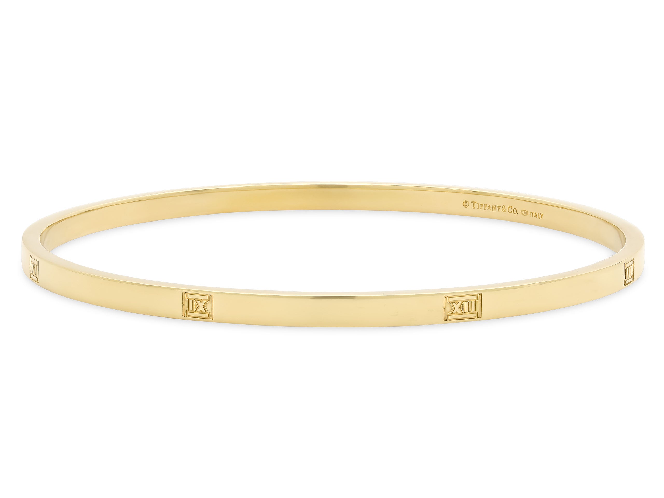 Tiffany & Co. 'Atlas' Bangle Bracelet in 18K Gold #520514 – Beladora