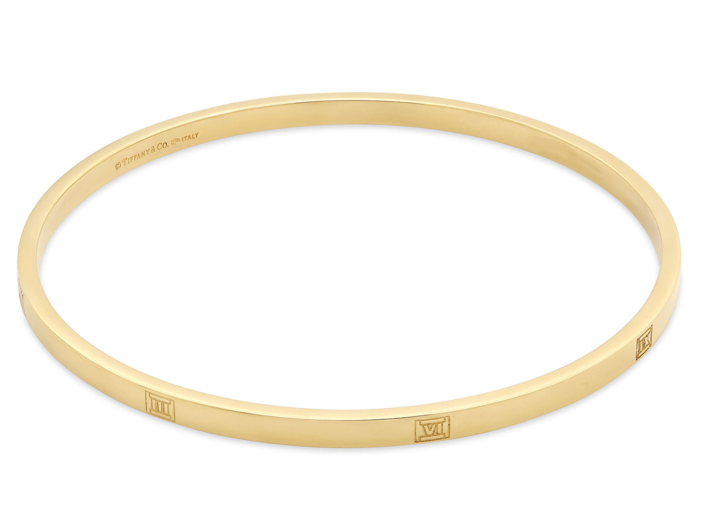 Tiffany & Co. 'Atlas' Bangle Bracelet in 18K Gold