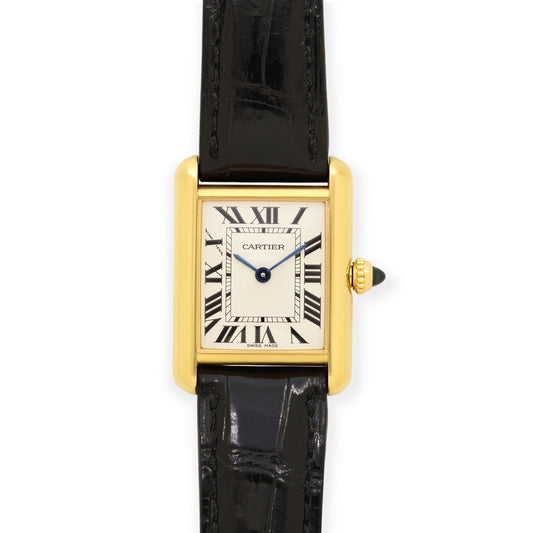 Cartier 'Tank Louis' Watch in 18K Gold, Small