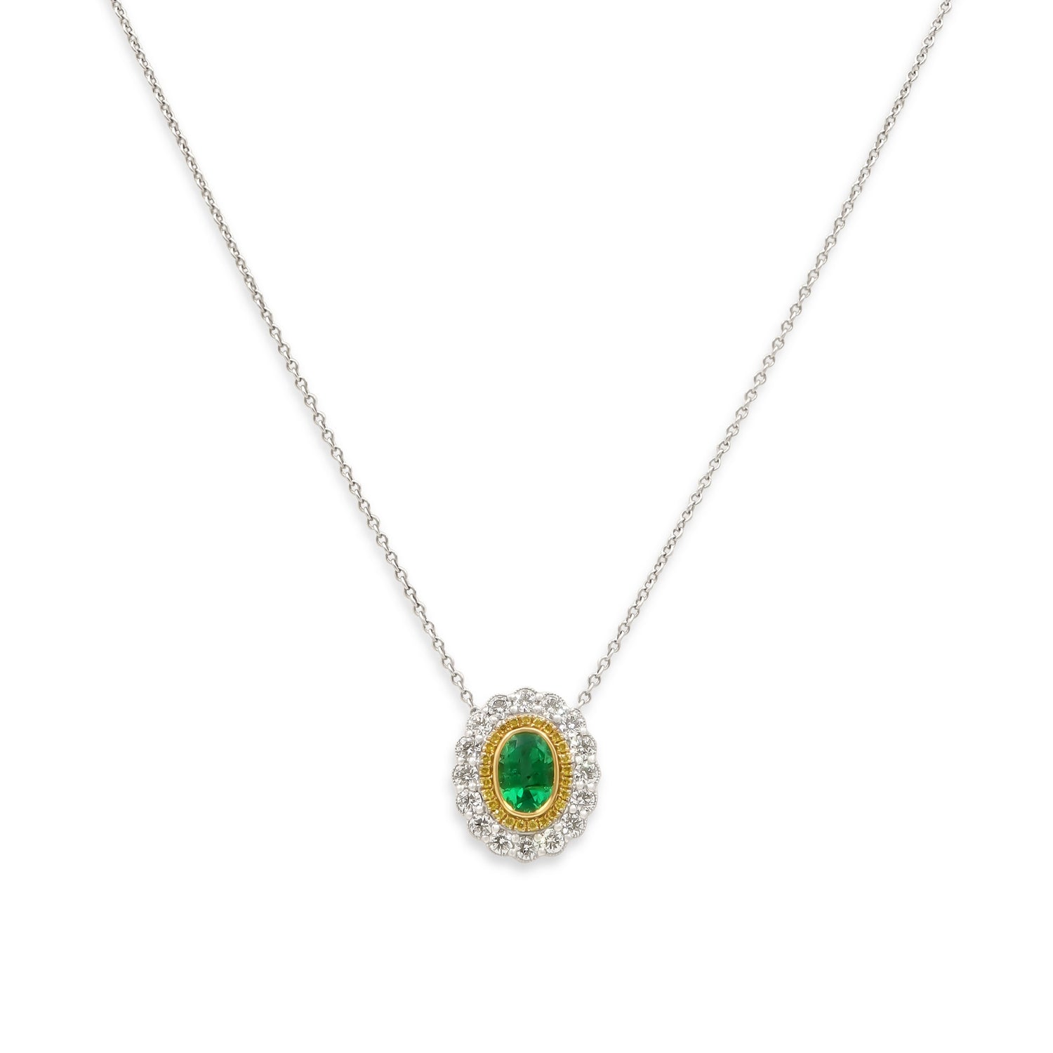 Vintage Emerald Necklaces