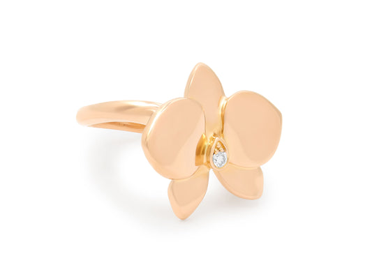 Cartier 'Caresse d'Orchidées' Diamond Ring in 18K Rose Gold