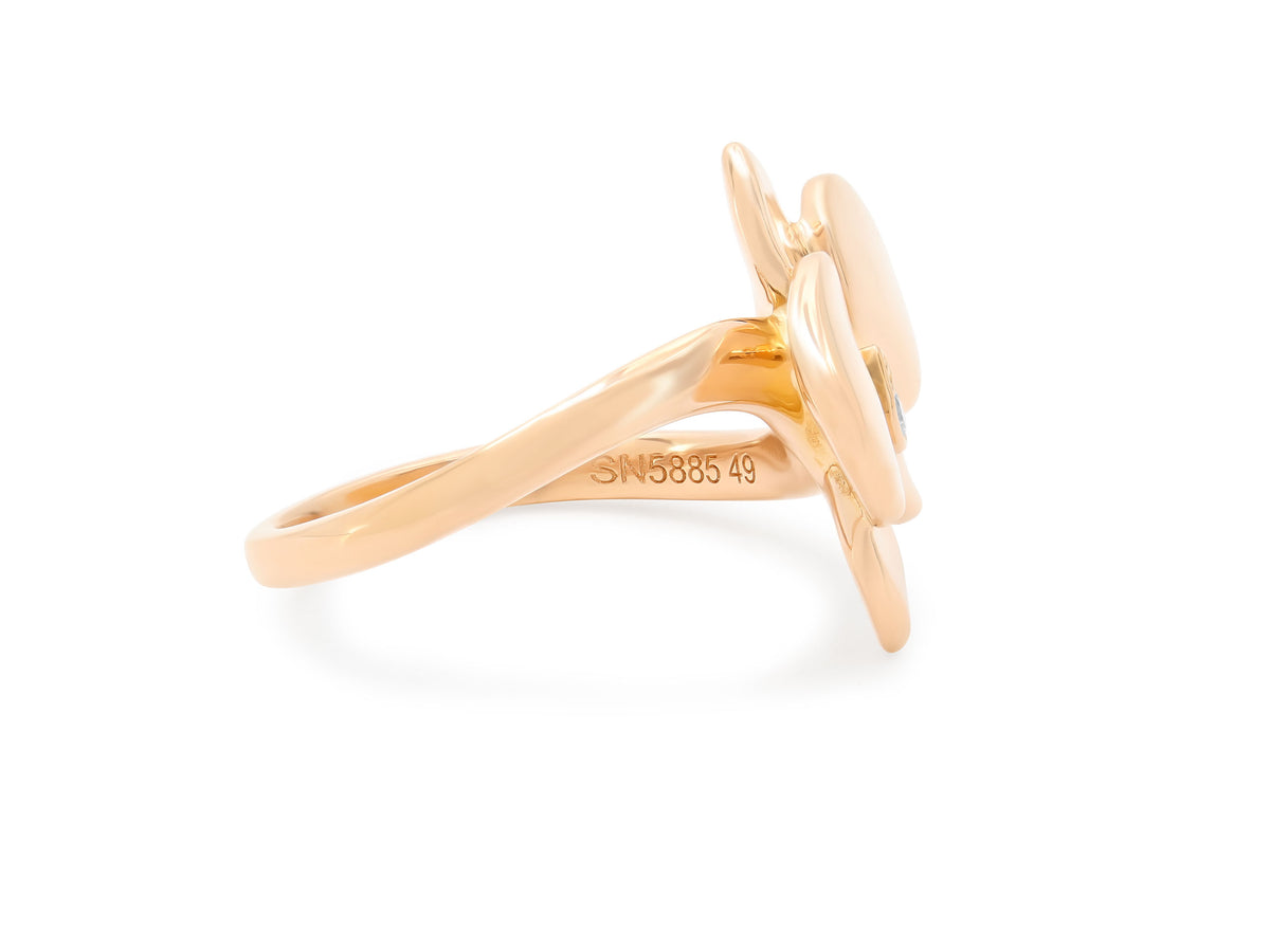 Cartier 'Caresse d'Orchidées' Diamond Ring in 18K Rose Gold