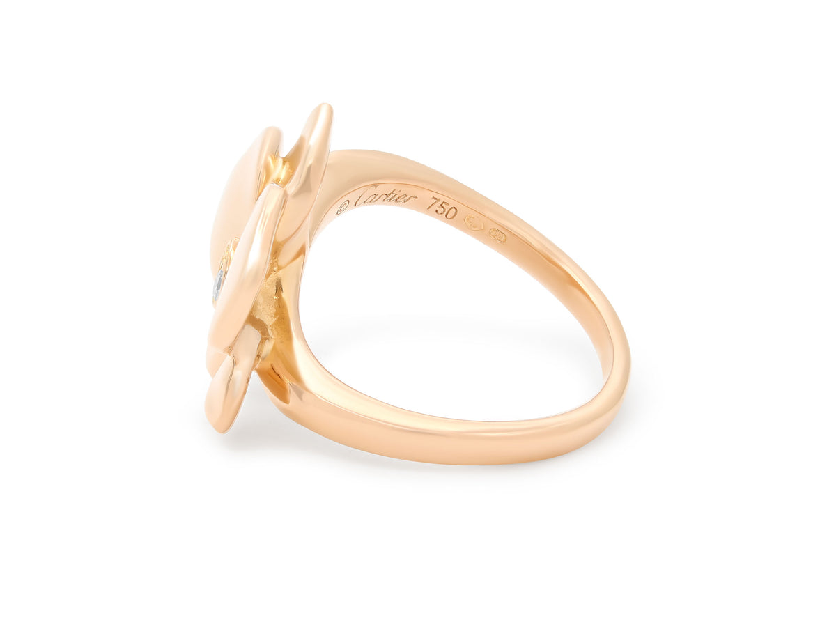 Cartier 'Caresse d'Orchidées' Diamond Ring in 18K Rose Gold