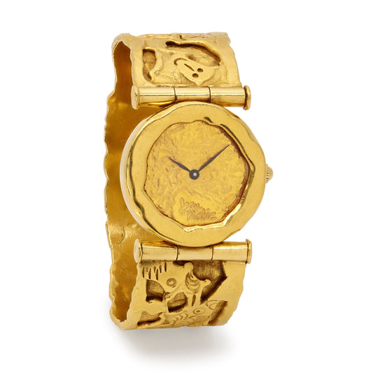Jean Mahie 'Charming Monsters' Watch in 22K Gold