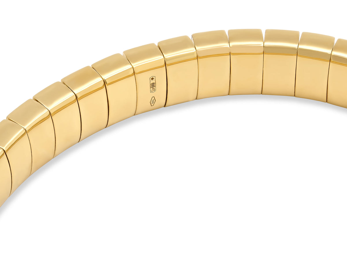 Onyx and Gold Stretch Bracelet in 18K Gold by Beladora