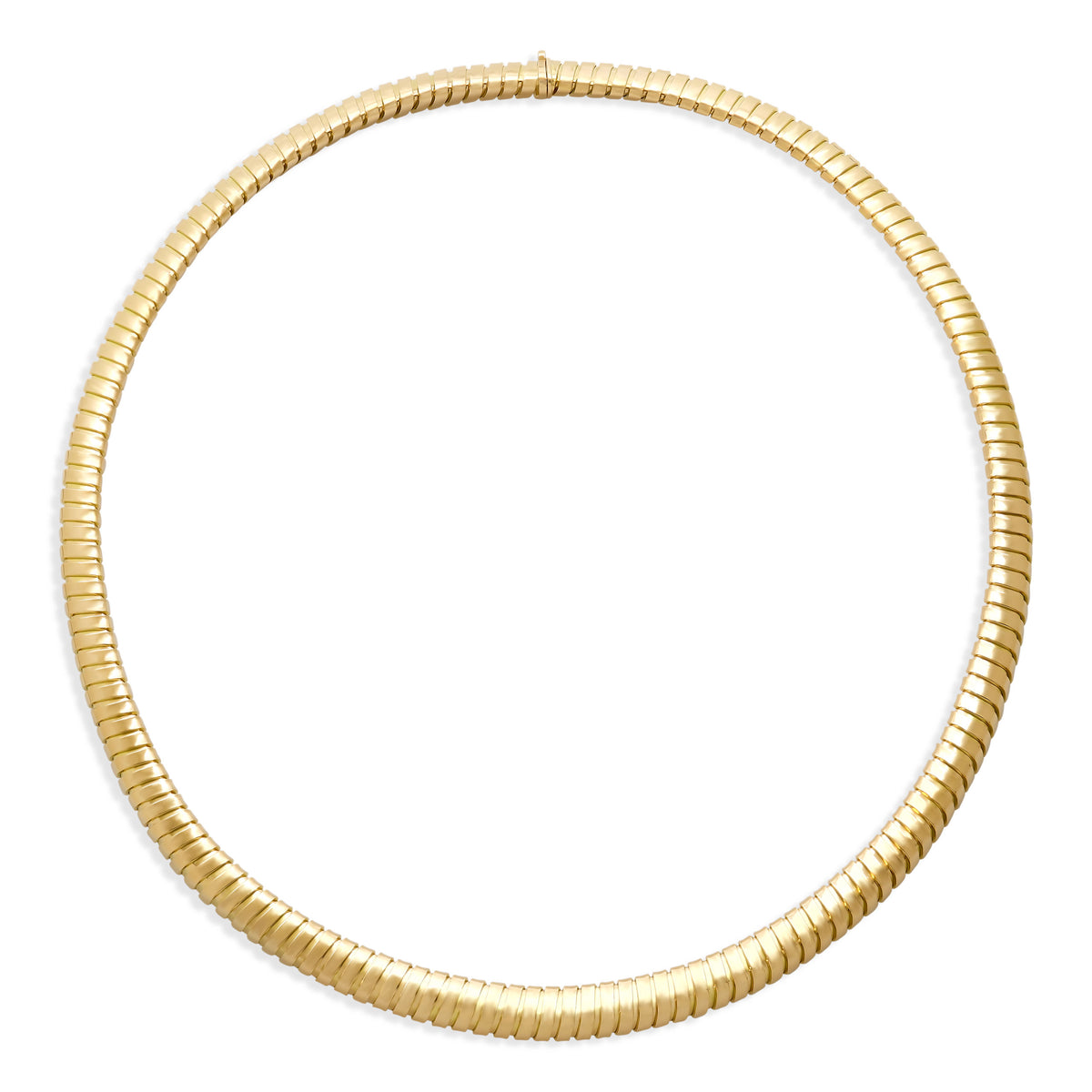 'Piramide' Tubogas Necklace in 18K Gold by Beladora