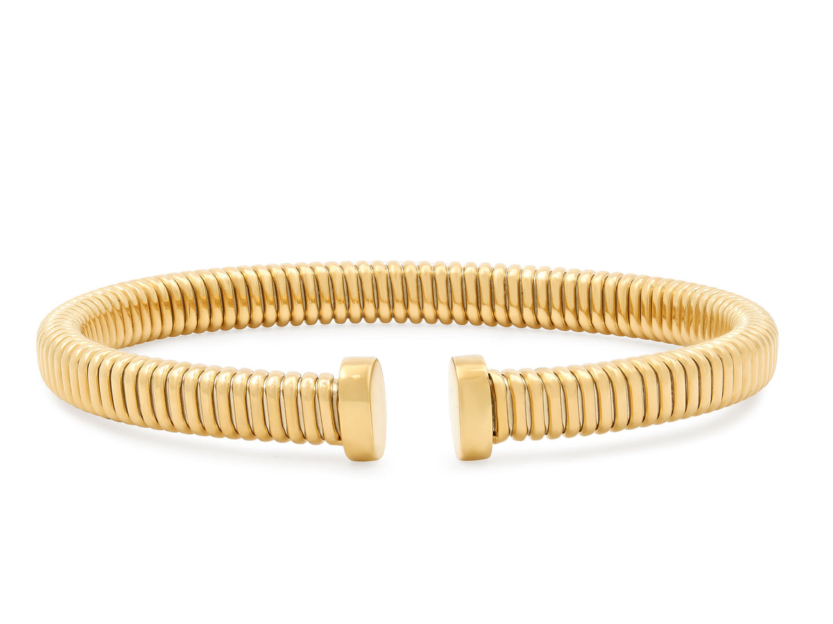 Tubogas Nail Bracelet in 18K Gold, by Beladora