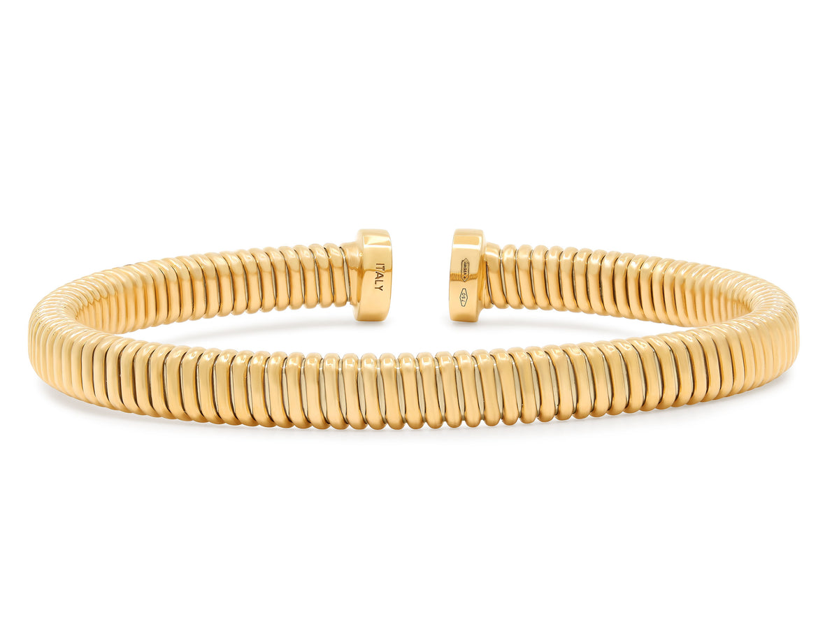Tubogas Nail Bracelet in 18K Gold, by Beladora