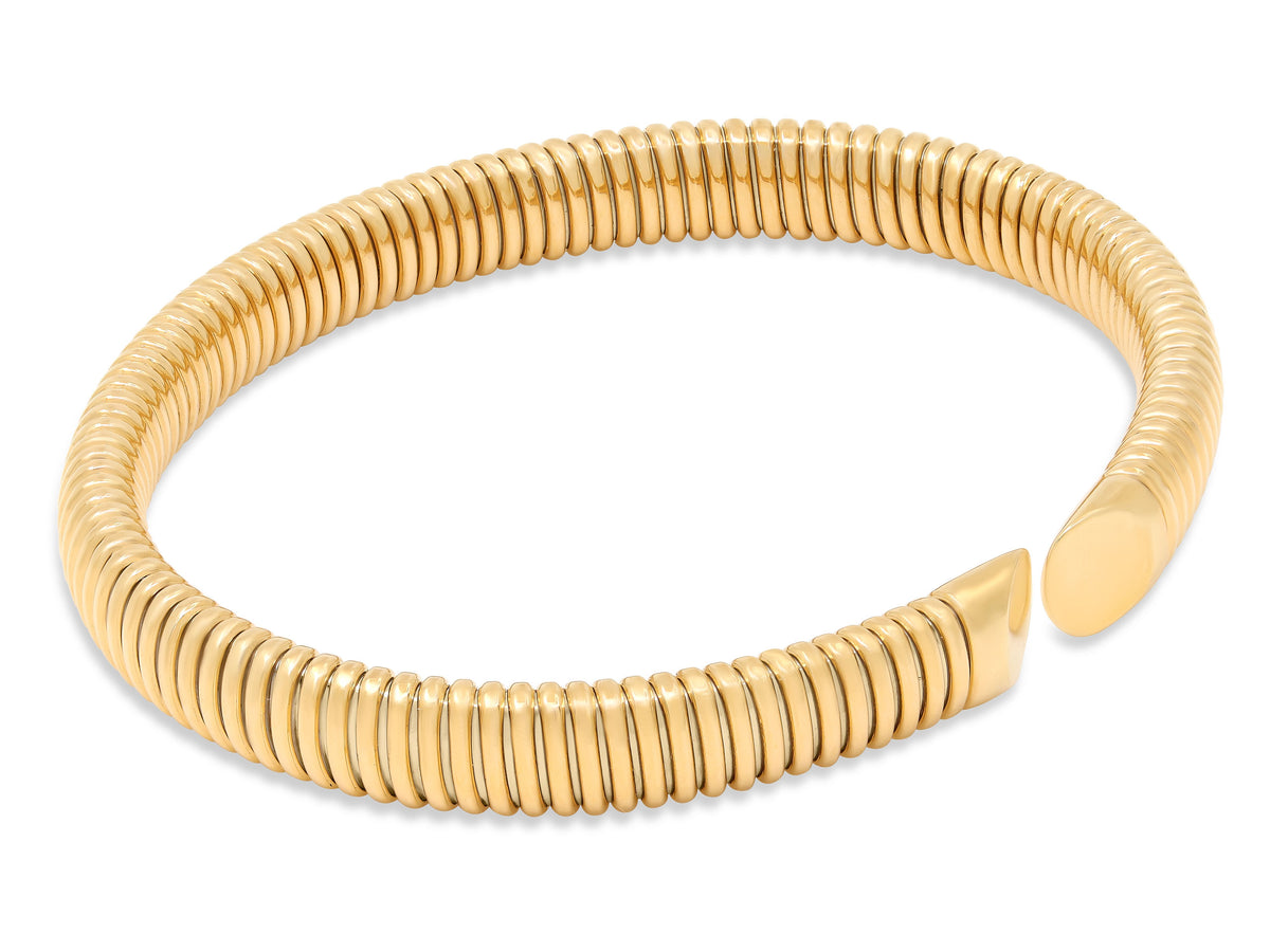 Tubogas Bracelet in 18K Gold, by Beladora