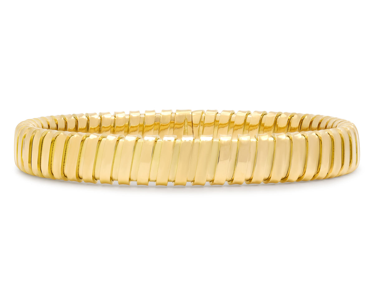 Tubogas Bracelet in 18K Gold by Beladora